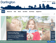 Tablet Screenshot of dartington.org
